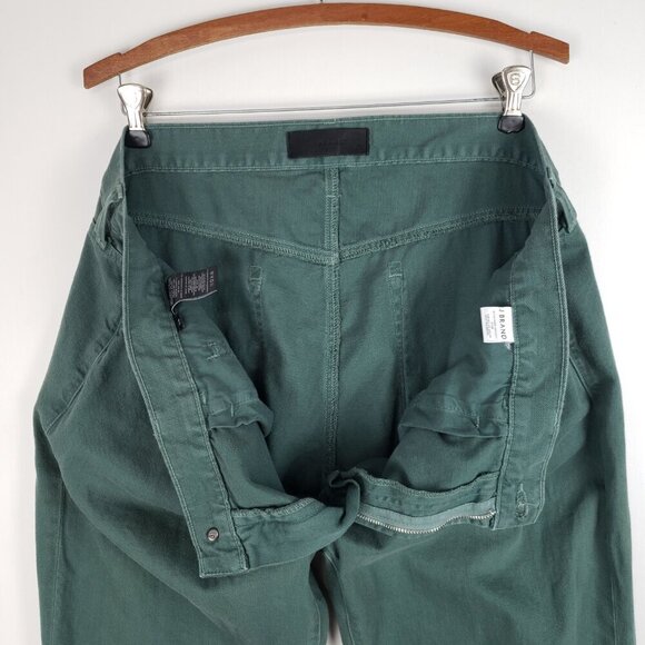 J Brand Kane Jeans Pine Green Garment Dyed Mens Size 38 x 34.5 - Picture 8 of 12